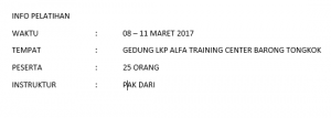 INFO PELATIHAN FOTO