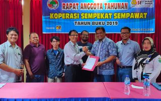 Rapat Anggota Tahunan Koperasi Simpan Pinjam Sempekat Sempawat Tahun Buku 2019